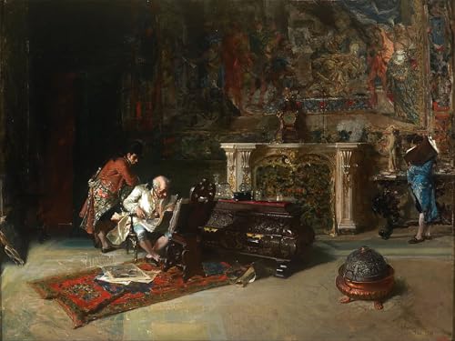 Impression d'art mural Marià Fortuny vintage pour la décoration d'une chambre élégante