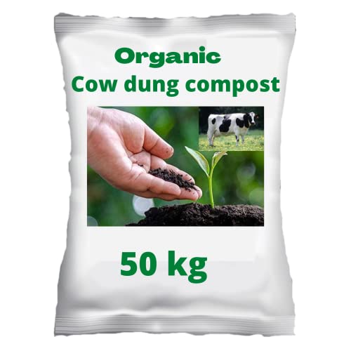 Organicplant Cow Dung Fertilizer for Plants - 50 kg