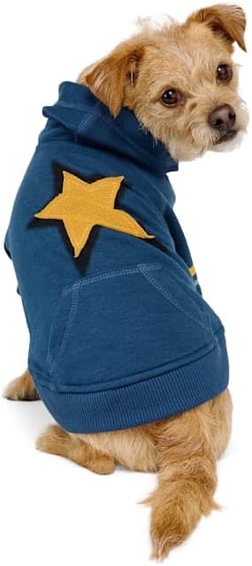 Reddy by Petco Star Pet Hoodie Navy X-Small