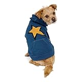 Reddy Star Pet Hoodie Navy Small