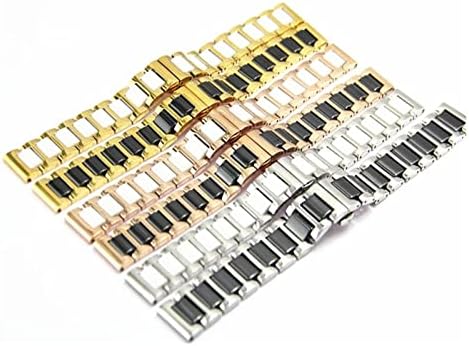 Horlogeband 12 mm/14 mm/16 mm/18 mm/20 mm/22 mm/24 mm roestvrijstalen rechte mesh gespband
