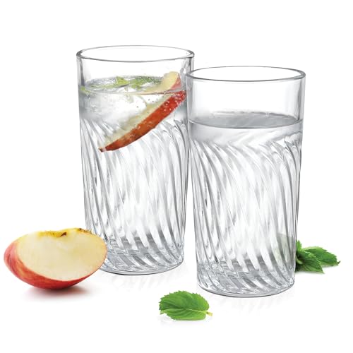 Image of Treo by Milton Tide Glass Tumbler I Premium Glass Set of 6 for Water, Cold Drink I Perfect for Home, Restaurants and Parties. 290 ml