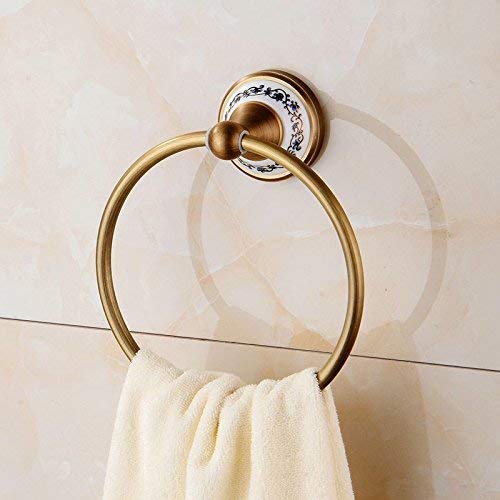 Anneau à serviette rétro en cuivre pour une ambiance spa rétro chez soi