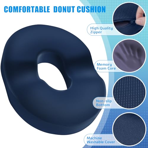 Coussin de siège en forme de donut BlissTrends pour chaises de bureau