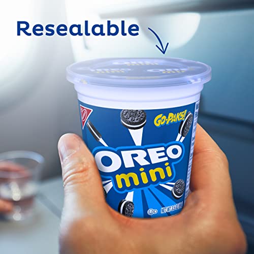 Oreo Mini Chocolate Sandwich Cookies Go-Pak, On The Go Snacks, 3.5 Oz (Pack Of 2) #TOP4