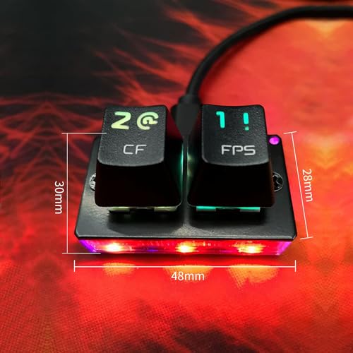 Motospeed MSK2-BROWN K2 Osu Hot Swap Game Keyboards Usb Wired Rgb Mechanical Keypad With 2 Fully Programmable Keys Brown Switches(Black) thumb #5