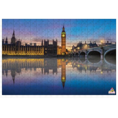 Image of 300 Piece Wooden Puzzle Big Ben,London | 300 Piece Puzzle for Kids & Adults | Improves Your Child Brain Power, Focus & Memory, Gift for Age 8+ Year
