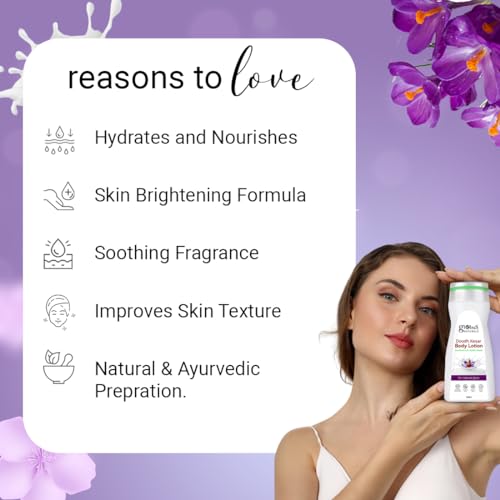 Image of Globus Naturals Body Lotion Combo Set of 2 - Honey Malai 200 ml, Doodh Kesar 200 ml, For All Skin Types
