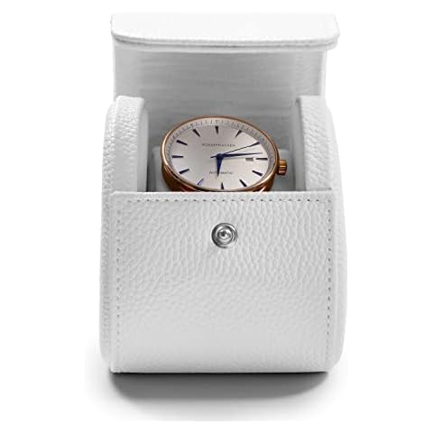 Papten Classic PU Leather Watch Roll Case Cover