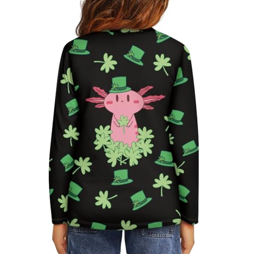 Image of Long Sleeve Shirts for Girls Winter Tops 3-16t Cartoon T Shirts for Fall Clothes