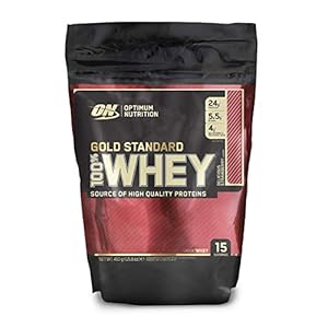 OPTIMUM NUTRITION 100% Whey Gold Standard, heerlijke aardbei, 1 pond (0,45 kg)