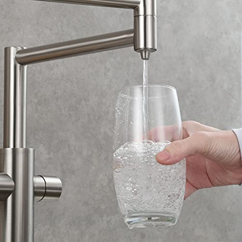 Grifo de llenado de ollas plegable para acabar con las salpicaduras 4