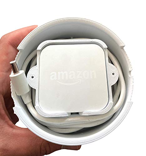 Suporte Splin para Echo Dot 3 modelo all-in-one de Tomada (branco)