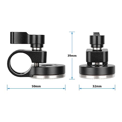 Image of CAMVATE 19mm Rod Clamp with ARRI-Style Rosette (Black)