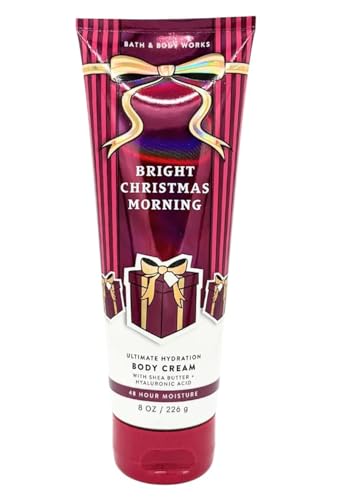 Bath & Body Works Ultimate Hydration Body Cream Gift Set For Women, 8 Fl Oz (Bright Christmas Morning)