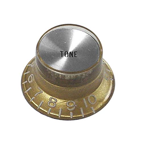 Montreux Metric Reflector Knob Tone Gold (Silver Top) No.8858 M^[p[c