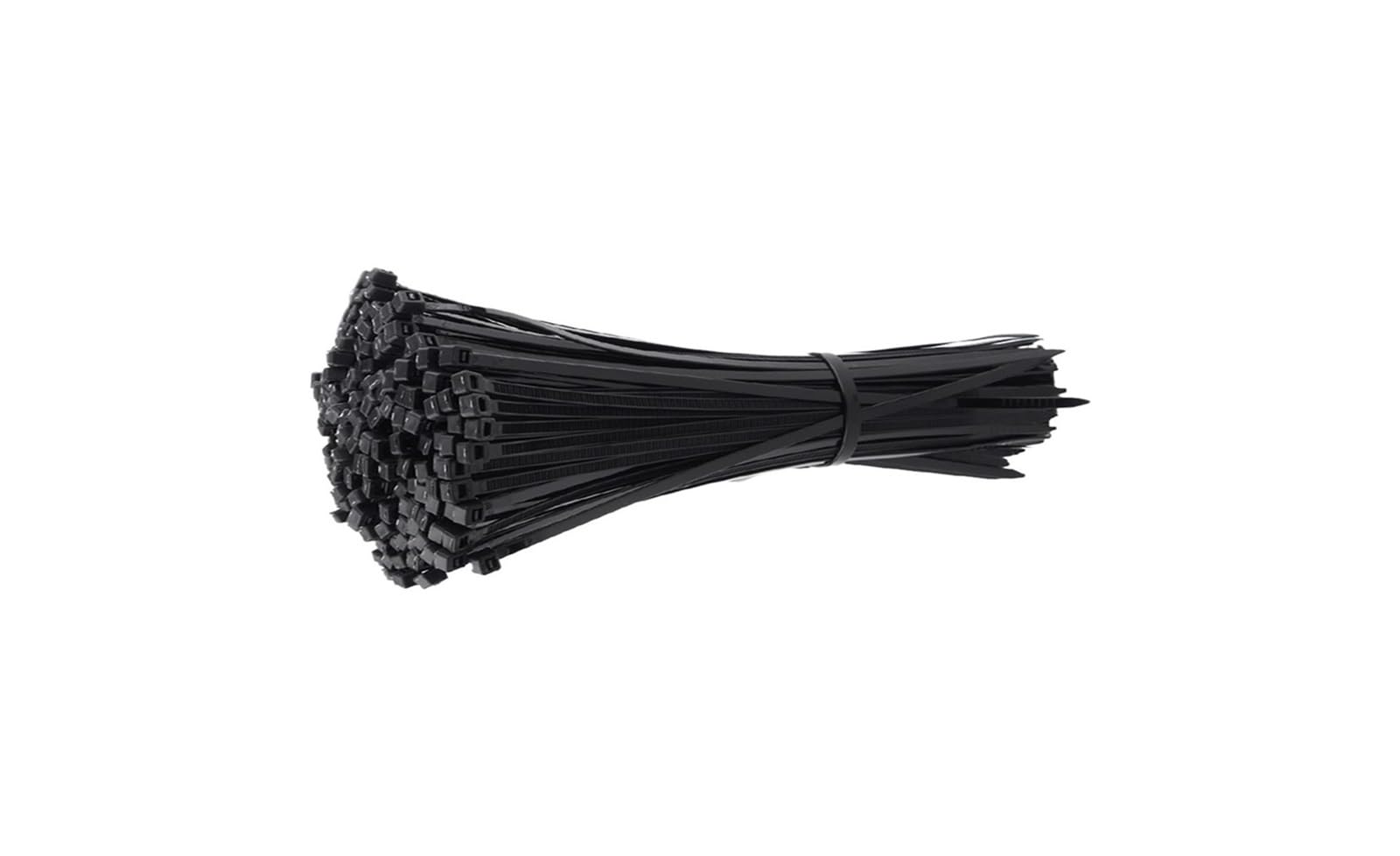 Bridas para Cables, 400 Piezas de Correas cordón autoblocantes Nailon, Bucle sujeción, Alambre plástico(Black,3x100mm)