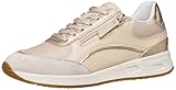 Geox Femme D Bulmya B Basket, Papyro Lt Gold, 39 EU