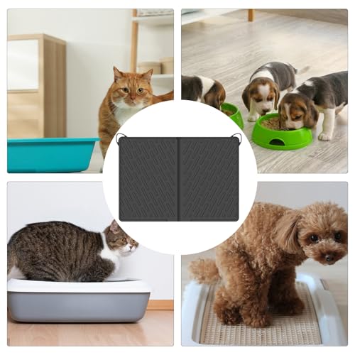 Tapete Para Areia de Gato - Tapete Coletor de Areia para Gato 61x43 cm - Impermeável e Resistente a