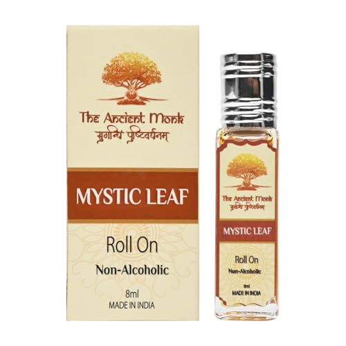 Image of Roll-On | 100% Natural Alcohol-Free Perfume Oil | Long-Lasting Unisex Fragrance | Ayurvedic Perfume for Men & Women - 8 ml (Mystic Leaf)