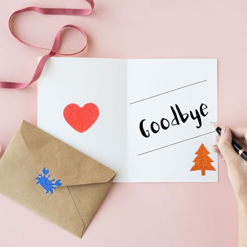 Bunt Glitzer Papier, Glitzerpapier zum Basteln, Glitter Cardstock Papier, Glitzerpapier zum Basteln und Gestalten, Glitzerpapier Selbstklebend, Selbstklebender Tonpapier, 10 Farben 22 Blatt 80g/m²