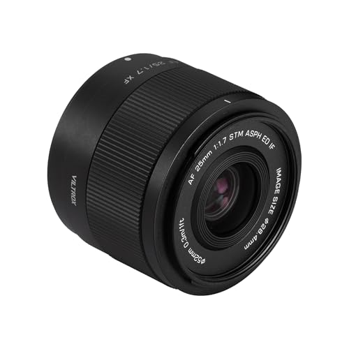 VILTROX AF 25mm F1.7 X Mount Lens, 25/1.7 XF Lens for X-T4 X-T10 X-T20 X-T30 XT30II X-T100 X-T200 X-H2 X-H2S X-T5 X-S20 X-T50 X-M5 - Image 5