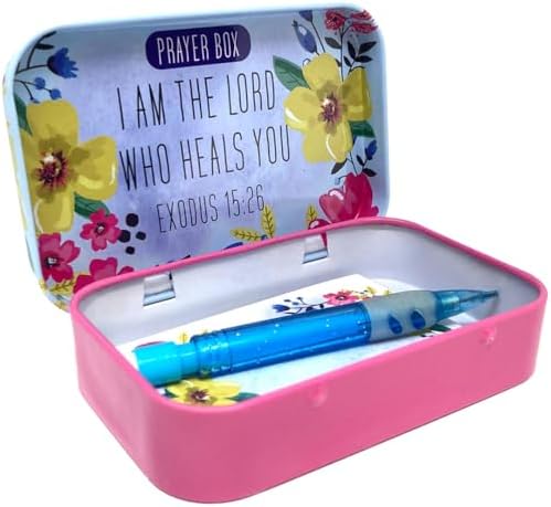 Tin Box, Prayer Box, Includes Space for Prayer Notes, Affirmations, or Blessings image 4