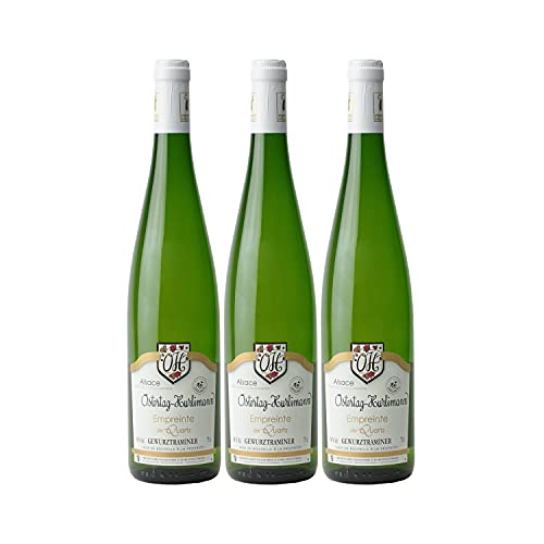 Alsace Gewurztraminer Empreinte de Quartz Blanc 2020 - Domaine OSTERTAG-HURLIMANN - Vin AOC Blanc d' Alsace - Lot de 3x75cl - Cépage Gewurztraminer Cover