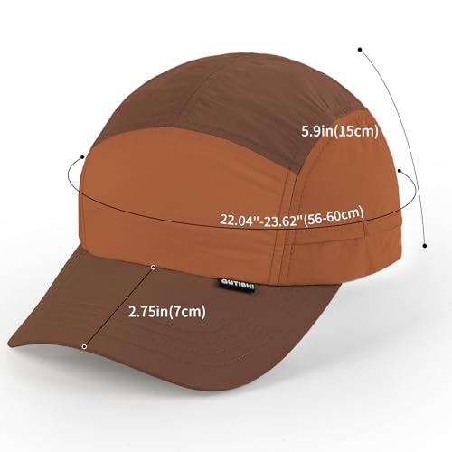 Image of Quick Dry Running Hat Adjustable Cooling Baseball Hat Breathable Sport Cap Reflective UPF 50+ Run Hats for Womens Men