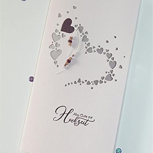 Hollow Hearts Metal Die Cuts,Love Heart Shape Strip Wedding Cutting Dies Stencils DIY Crafts Cards Cuts for DIY Embossing Card Making Photo Decorative Paper Dies Scrapbooking