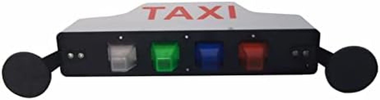 Panneau Taxi Magnétique LED 12V - Lampe Toit Voiture Super Brillante Multi-Couleurs Étanché
