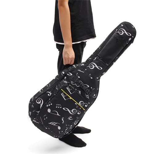 Housse de transport pour guitare acoustique de 99, 101, 104 cm, double sangle rembourrée, housse souple pour transport - Les Beatles, Paul McCartney, John Lennon, RIngo Starr, George Harrison Housse de transport pour guitare acoustique de 99, 101, 104 cm, double sangle rembourrée, housse souple pour transport – Image 8