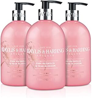 Baylis & Harding English Lavender and Chamomile Hand Wash, 500 ml, Pack of 3 (Packaging May Vary) - Vegan Friendly