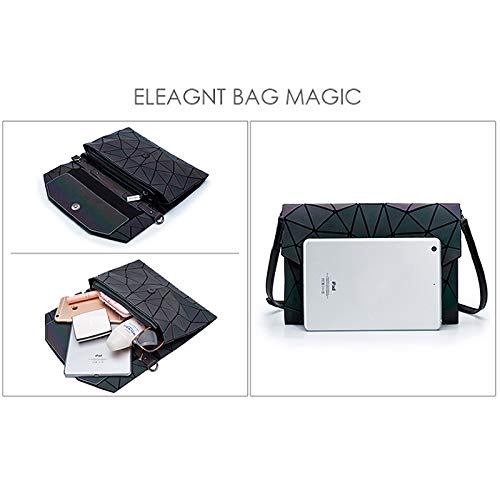 Sherry Women Fashion Geometric Luminous Cross Body Handbag Evening Clutch Purse #TOP6