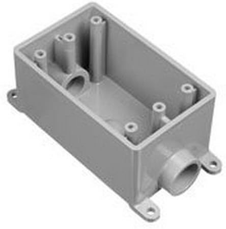 Carlon E981FFN-CTN PVC Outlet Box, Single-Gang, 1-In. - Quantity 88