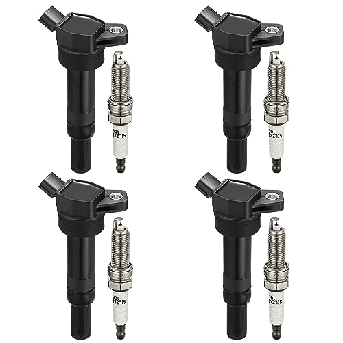 BDFHYK Ignition Coil UF651 and Spark Plug 9686 for Kia Soul 12-19…