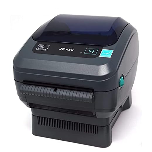 Zebra ZP450 (ZP 450) Label Thermal Bar Code Printer | USB, Serial, and Parallel Connectivity 203 DPI Resolution | Made for UPS WorldShip | Includes JetSet Label Software
