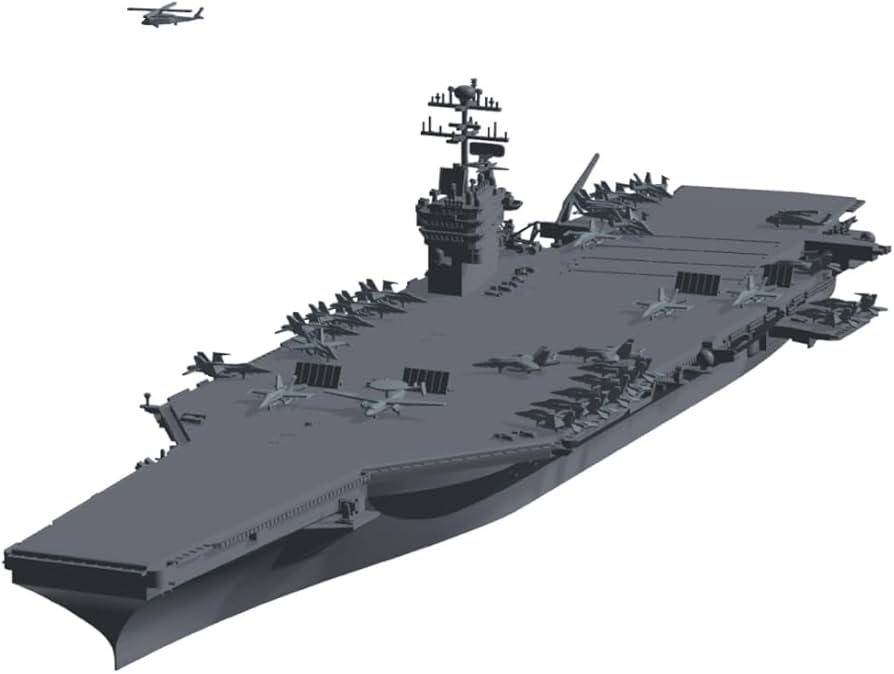Amazon | HMA 1/2000 CVN-73 アメリカ空母 ジョージワシントン レジン