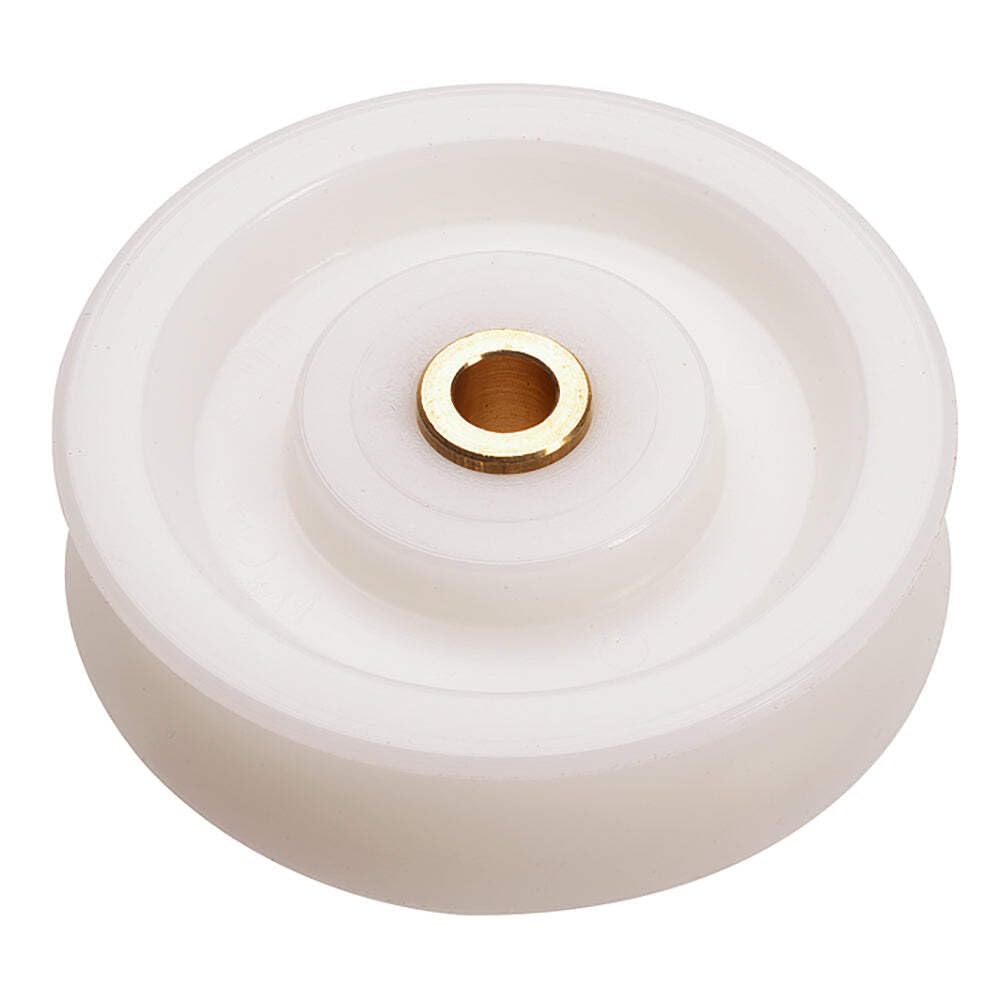 Polea madera doble giratoria 45mm Barton accastillage bateau voilier