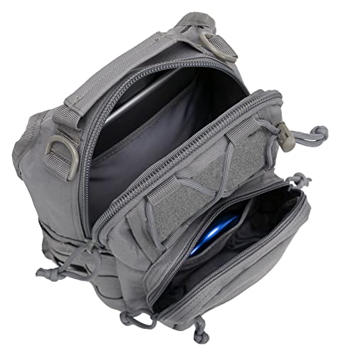 Bomturn Tactical Backpack-1000D Waterproof Military Backpack/Ccw Bags Sling Bag Tactical Satchel Shoulder Bag Men #TOP5