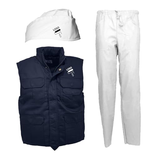 fratelliditalia.org Malerset bestehend aus Weste Hose und Hut für Profis, A1, XL