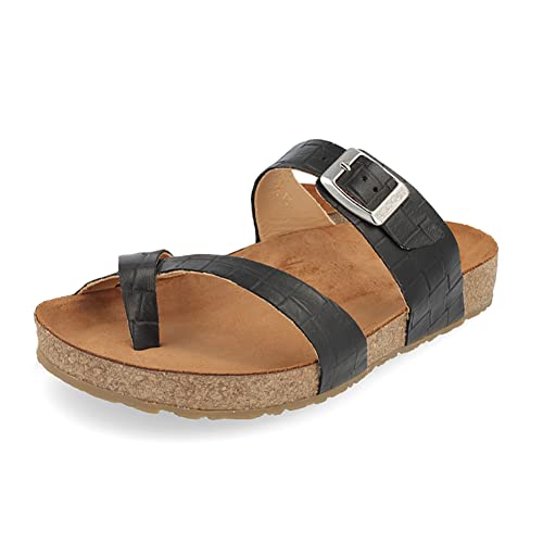 Image of HAFLINGER unisex-adult Summer Genuine Leather Comfort Anatomic Footbeds Straps Juno Sandals