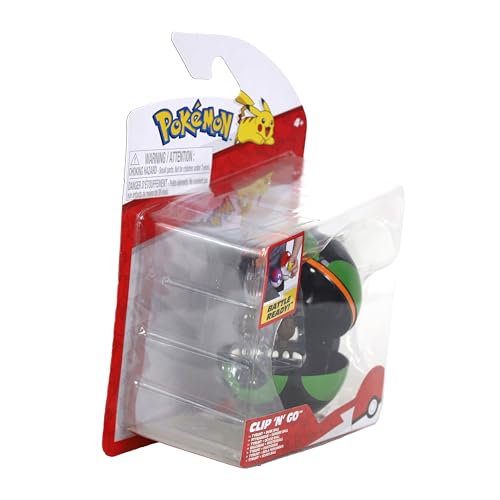 Image of Pokemon Clip 'N' Go Tyrunt and Dusk Ball - Includes 2-Inch Battle Figure and Dusk Ball Accessory