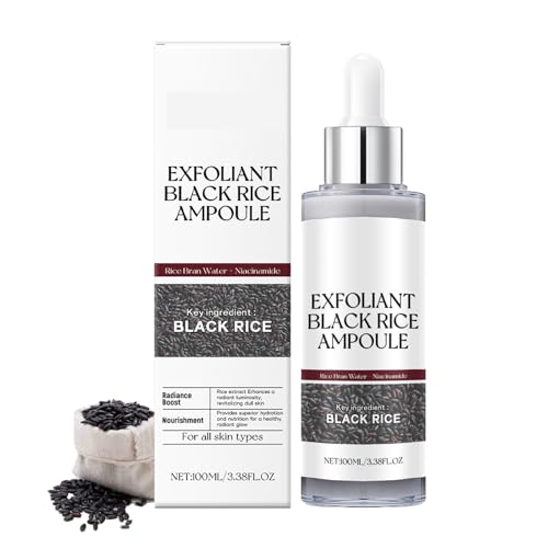 Exfoliante Peel Shot Glow Black Rice ExfoliatingLiquid Exfoliating Brightening Gel Exfoliating Brightening Peeling para la Cara Hidratante para Arroz Blanco Negro