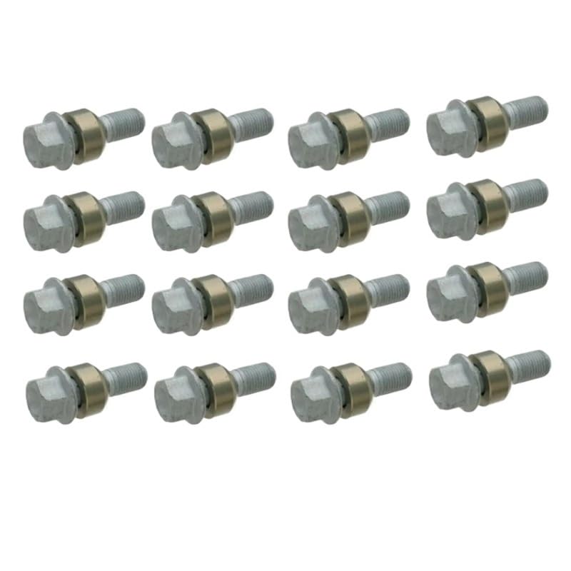 16Pcs for Porsche 911 for Boxster for Cayman Wheel Lug Bolt (14 * 1.5 * 44) WHT006978 99736120301 99736120302
