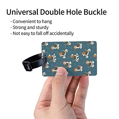 Cute Cartoon Dogs Luggage Tags For Suitcase Travel Bag Business Cute Funny Name Id Label For Kids Women Men #TOP2