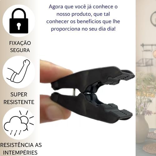 Kit 72 Prendedores Plástico Varal Roupa Pregador Reforçado SELLNEEDS