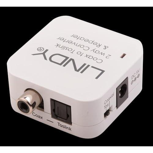 Convertisseur SPDIF Lindy 70411 audio numérique Toslink coaxial - 3