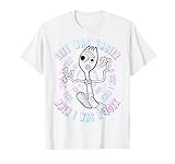 Disney Pixar Toy Story 4 Forky Life Was Easier Poster  T-Shirt