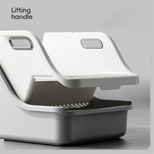 Caja de arena para gato extra grande y antiadherente miniatura 5